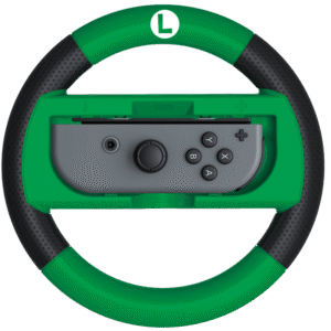 Nintendo Mario Kart 8 Deluxe Racing Wheel Luigi - Switch Accessory, Ergonomic Grip