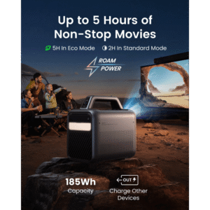 soundcore Nebula Mars 3 Outdoor Projector – 5H Playtime, Portable Cinema