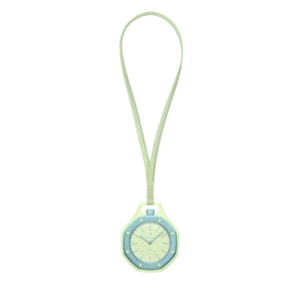 BLAUE ACHT Pocket Watch - Audemars Piguet x Swatch Royal Pop, Lime Green Tapisserie Dial, SISTEM51