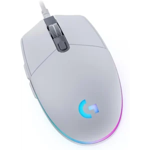Logitech G203 Wired Gaming Mouse White - 8,000 DPI, RGB