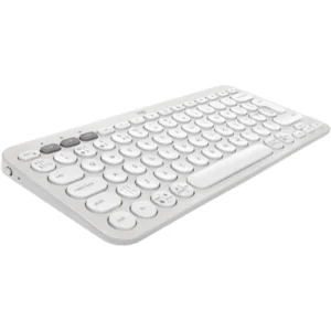 Logitech K380s Keyboard White Multi Device Bluetooth Compact English Layout