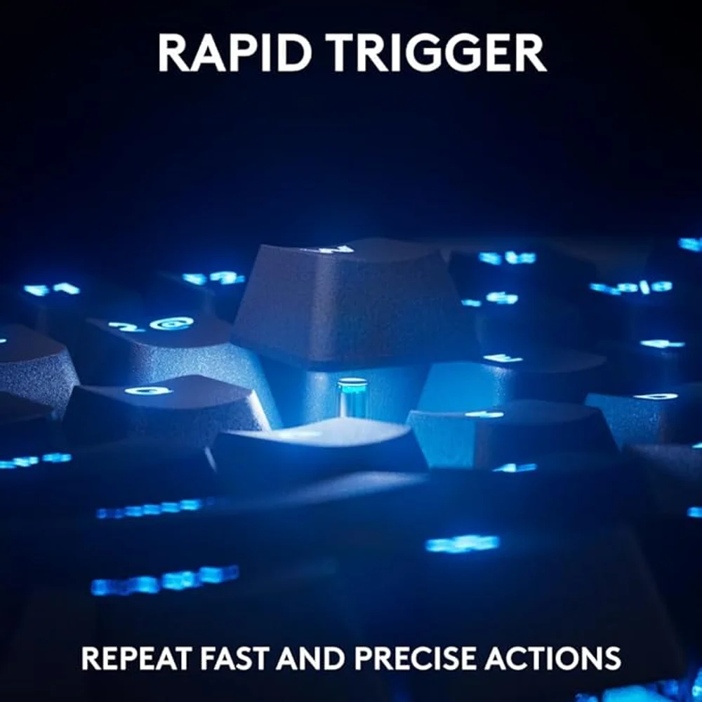 Logitech G PRO X TKL RAPID Wired Gaming Keyboard - Magnetic Switches 2 Logitech G PRO X TKL RAPID Wired Gaming Keyboard - Magnetic Switches - Image 2