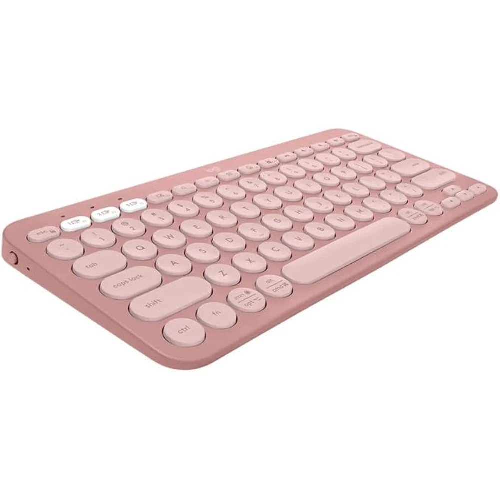Logitech K380s Keyboard Rose Multi Device Bluetooth Compact English Layout 1 Logitech K380s Keyboard Rose