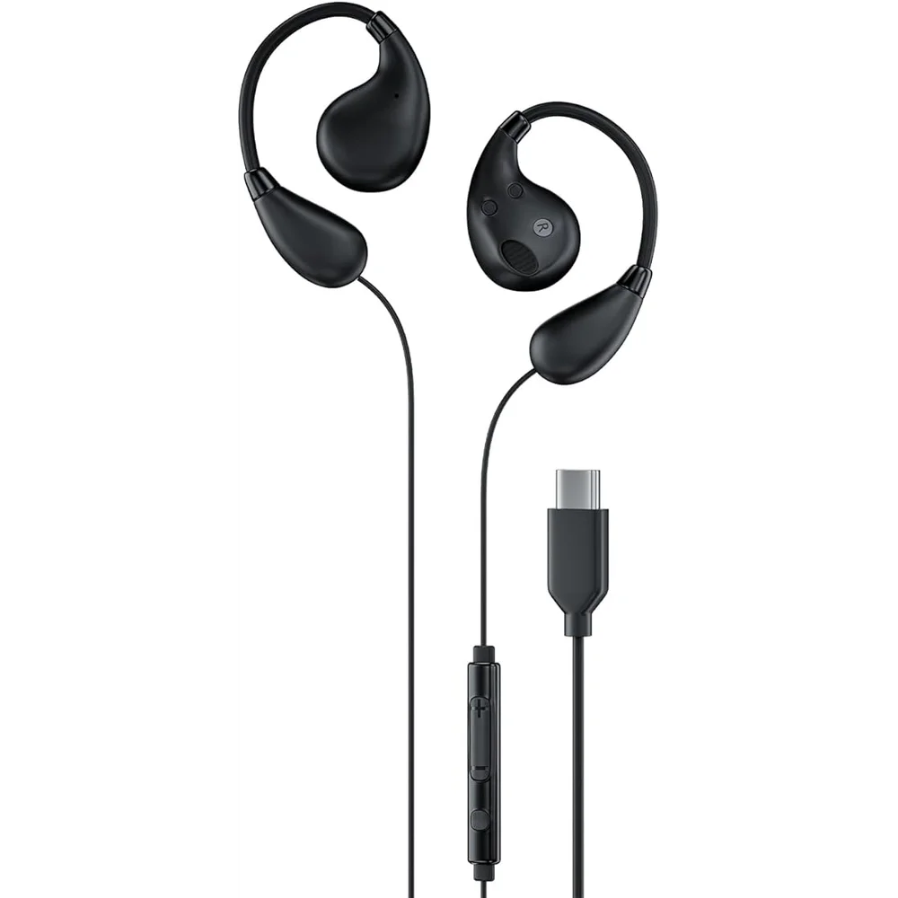 Green Lion Milan Wired Earphones Open Ear Type C Comfortable Fit Clear Sound Universal Compatibility Green Lion Milan