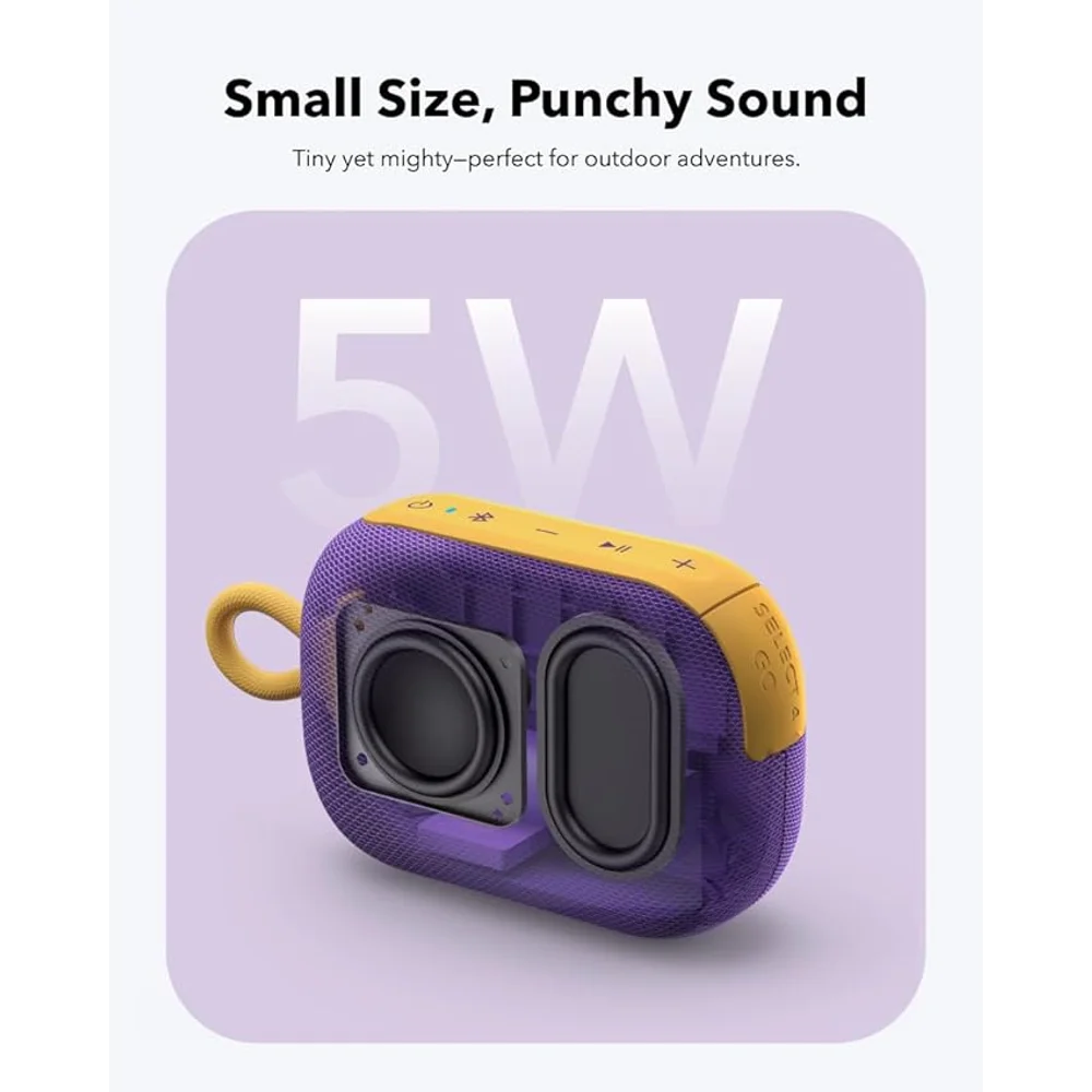 soundcore Select 4 Go Portable Speaker - IP67, Floatable, 20H Battery - Purple 2 soundcore Select 4 Go Portable Speaker - IP67, Floatable, 20H Battery - Purple - Image 2