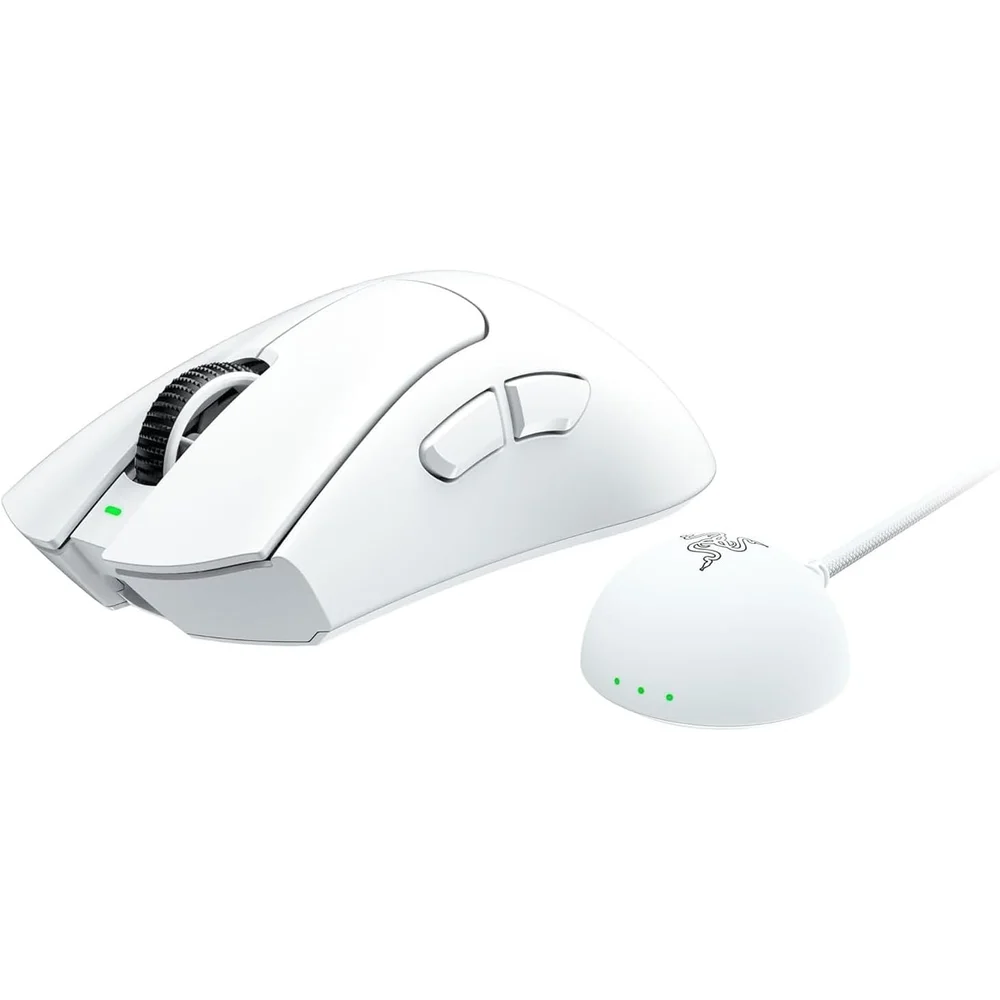 Razer DeathAdder V4 Pro Wireless Esports Mouse White - 57g, 45K 8 Razer DeathAdder V4 Pro Wireless Esports Mouse White - 57g, 45K - Image 8
