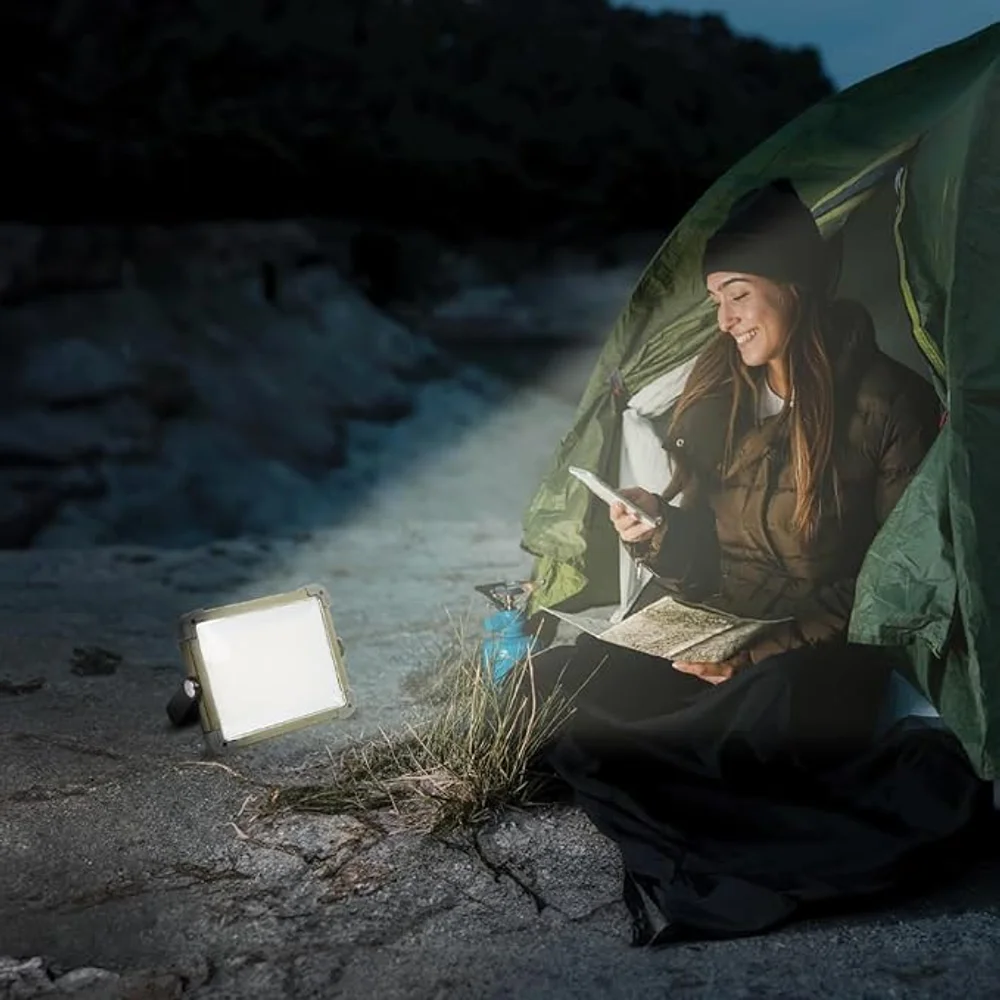 Green Lion Solar Camping Light 7200mAh Portable LED Lantern Solar Rechargeable Outdoor 5 Green Lion Solar Camping Light 7200mAh Portable LED Lantern Solar Rechargeable Outdoor - Image 5