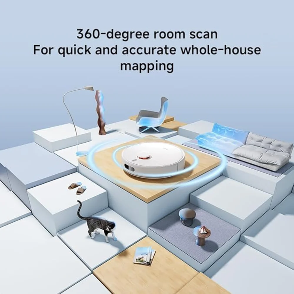 Xiaomi Robot Vacuum S40C 2-in-1 - 5000Pa Suction, LDS Navigation 9 Xiaomi Robot Vacuum S40C 2-in-1 - 5000Pa Suction, LDS Navigation - Image 9