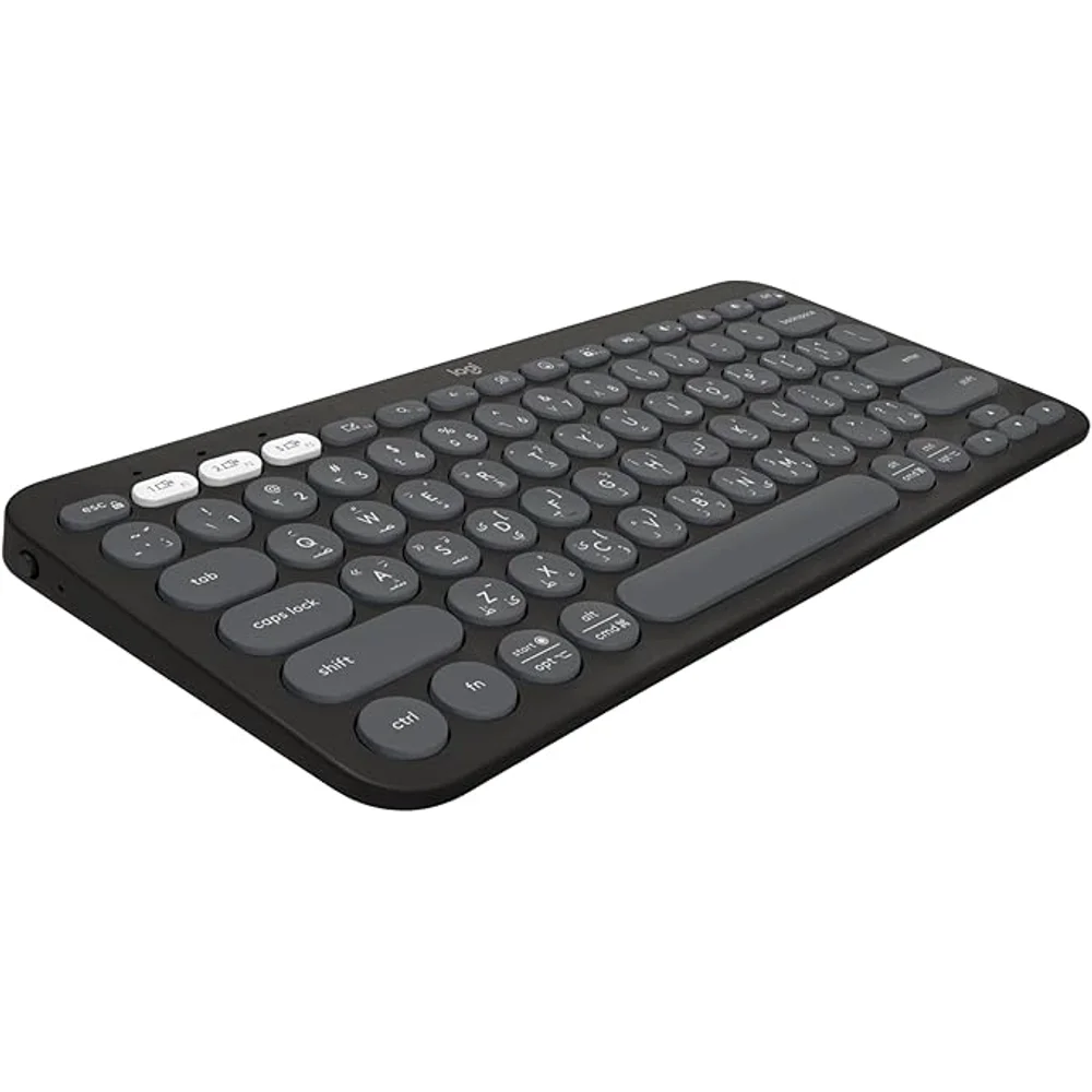 Logitech K380s Keyboard Graphite Multi Device Bluetooth Compact ENG ARA 1 Logitech K380s Keyboard Graphite