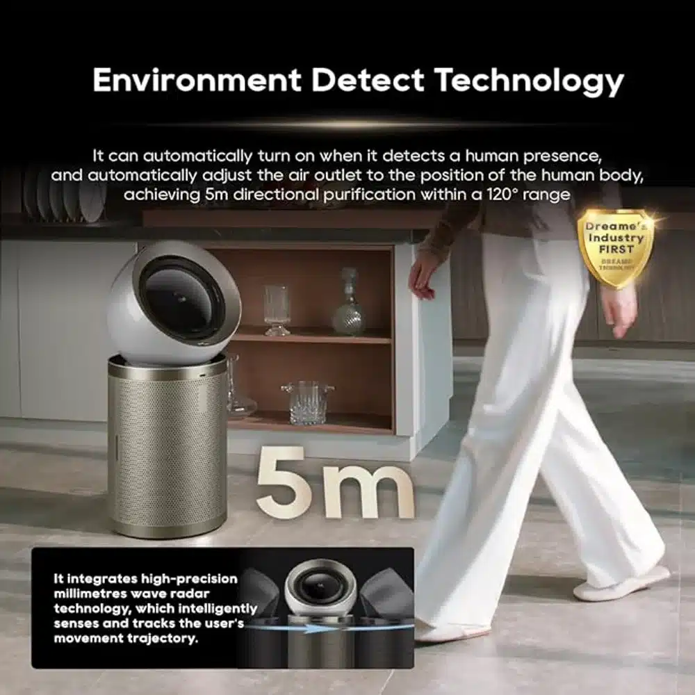 DREAME PM10 AIR PURIFIER True HEPA H13 Filter Smart Air Quality Monitor Large Room Coverage 7 DREAME PM10 AIR PURIFIER True HEPA H13 Filter Smart Air Quality Monitor Large Room Coverage - Image 7