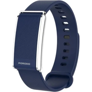 Porodo Trackfit Screenless Smart Fitband Blue Minimalist Fitness Tracker No Display Health Monitor