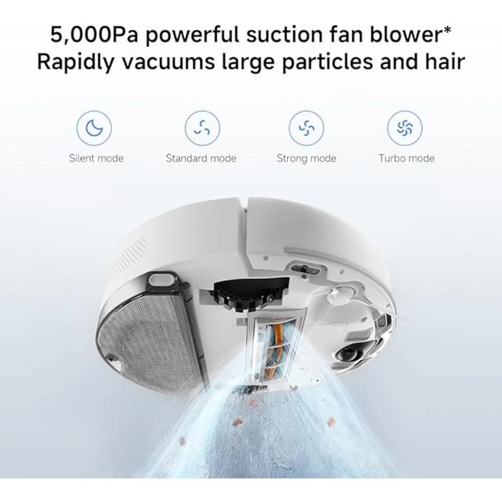 Xiaomi Robot Vacuum S40C 2-in-1 - 5000Pa Suction, LDS Navigation 4 Xiaomi Robot Vacuum S40C 2-in-1 - 5000Pa Suction, LDS Navigation - Image 4