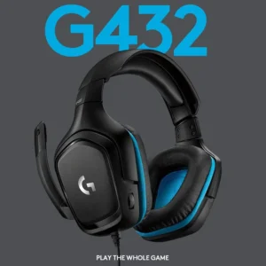 Logitech G432 Wired Gaming Headset – 7.1 Surround, DTS, Flip-to-Mute