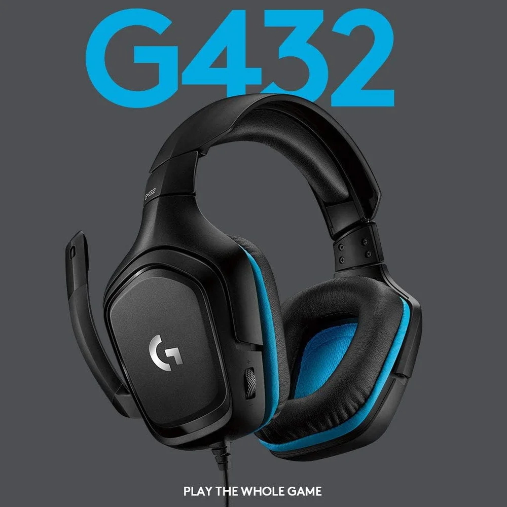 Logitech G432 Wired Gaming Headset - 7.1 Surround, DTS, Flip-to-Mute 2 Logitech G432 Wired Gaming Headset - 7.1 Surround, DTS, Flip-to-Mute - Image 2