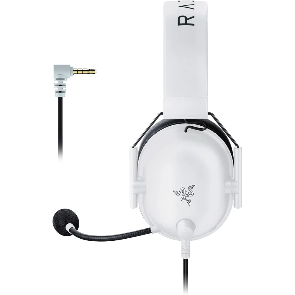 Razer BlackShark V2 X Gaming Headset White - 7.1 Surround, 50mm 6 Razer BlackShark V2 X Gaming Headset White - 7.1 Surround, 50mm - Image 6