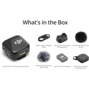 DJI Mic Mini Transmitter Infinity Black – Ultralight, OsmoAudio