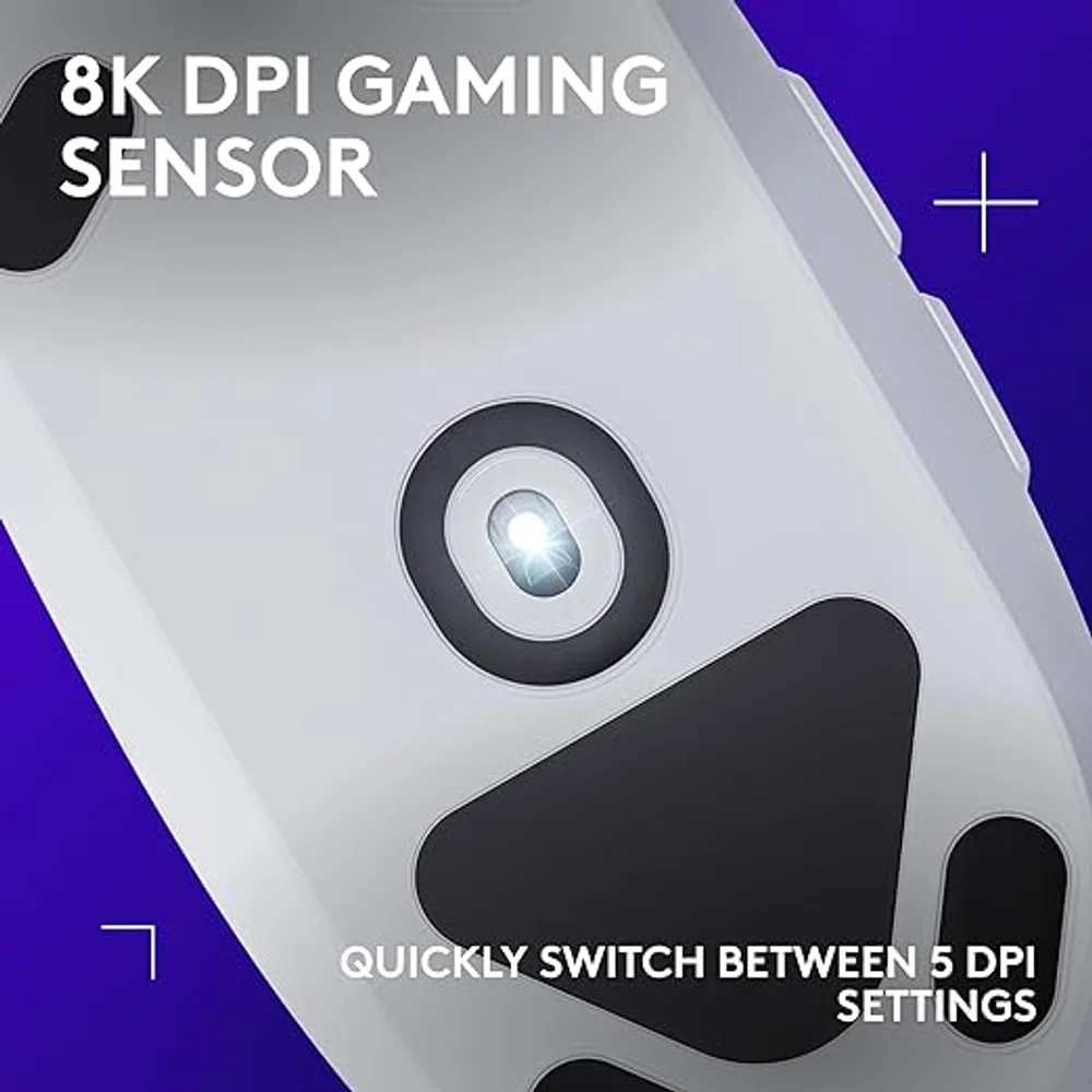 Logitech G203 Wired Gaming Mouse White - 8,000 DPI, RGB 5 Logitech G203 Wired Gaming Mouse White - 8,000 DPI, RGB - Image 5