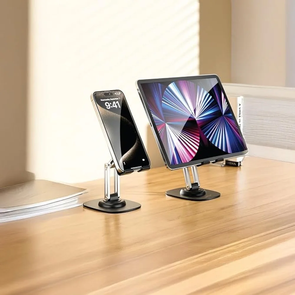Green Lion M4 Foldable Phone Tablet Holder Adjustable Portable Multi Angle Stand Universal Compatibility 2 Green Lion M4 Foldable Phone Tablet Holder Adjustable Portable Multi Angle Stand Universal Compatibility - Image 2