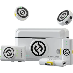 Hollyland LARK M2 Wireless Microphone White - 48KHz, 1000ft Range