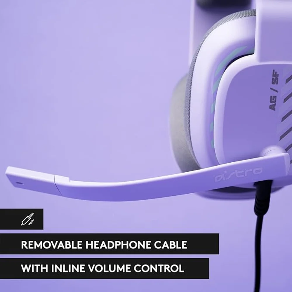 ASTRO A10 Gaming Headset Gen 2 Wired Lilac - 32mm Drivers 3 ASTRO A10 Gaming Headset Gen 2 Wired Lilac - 32mm Drivers - Image 3