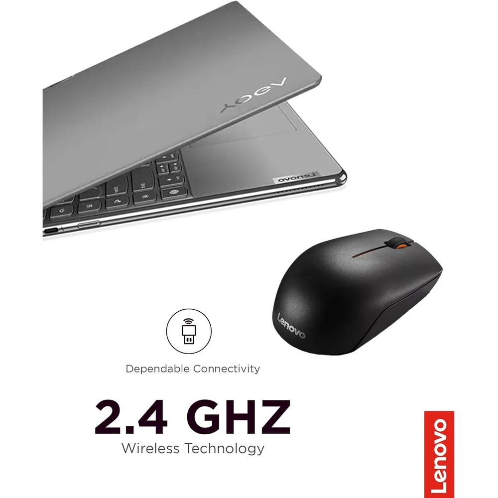 Lenovo 300 Wireless Compact Mouse 4 Lenovo 300 Wireless Compact Mouse - Image 4
