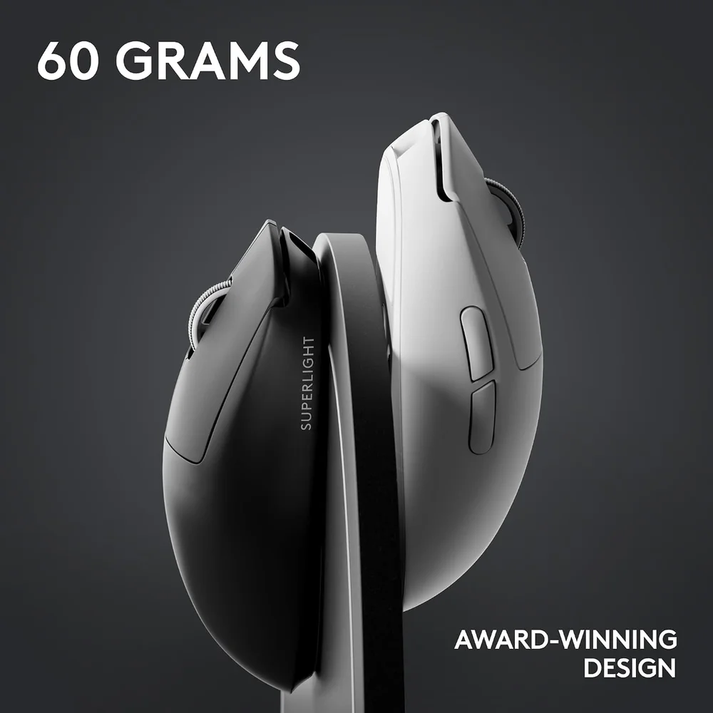 Logitech G PRO X SUPERLIGHT 2 Wireless Gaming Mouse Black 5 Logitech G PRO X SUPERLIGHT 2 Wireless Gaming Mouse Black - Image 5