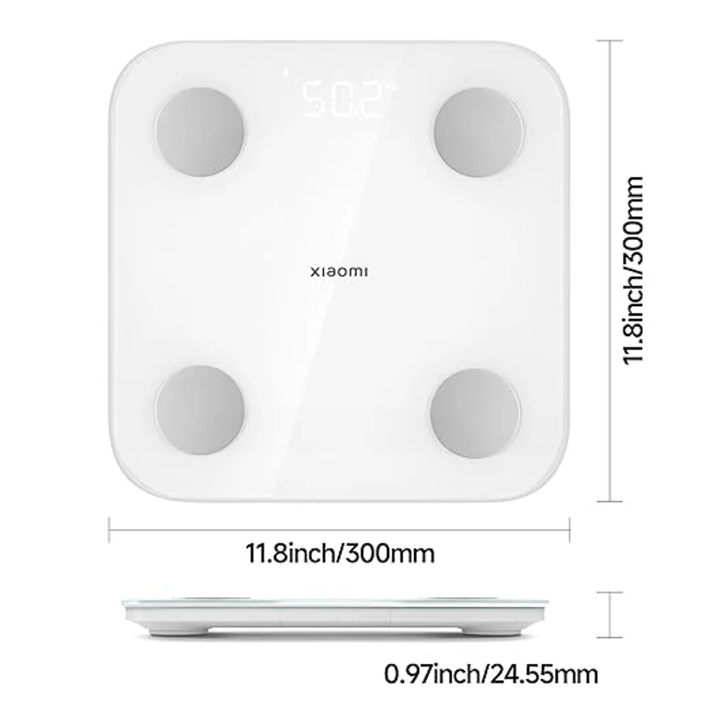 Xiaomi Body Fat Scale S400 White - Smart Health, Bluetooth App 3 Xiaomi Body Fat Scale S400 White - Smart Health, Bluetooth App - Image 3