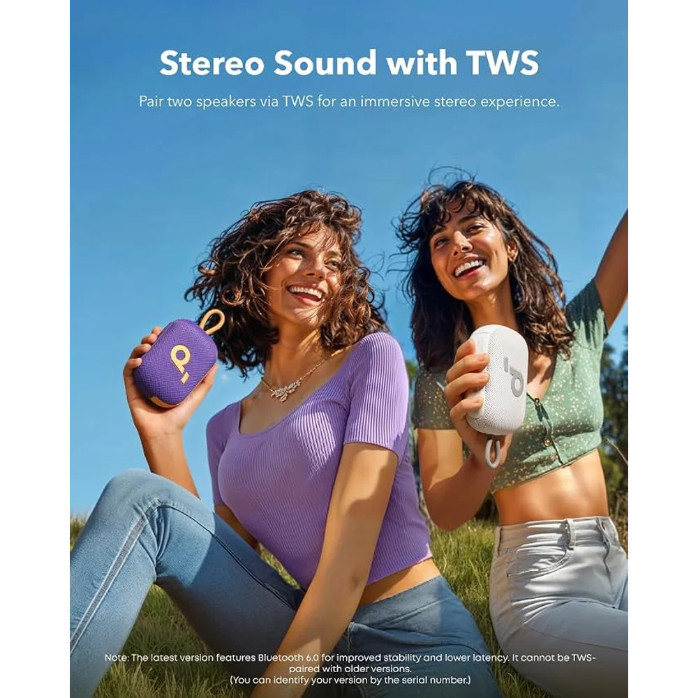 soundcore Select 4 Go Portable Speaker - IP67, Floatable, 20H Battery - Purple 3 soundcore Select 4 Go Portable Speaker - IP67, Floatable, 20H Battery - Purple - Image 3