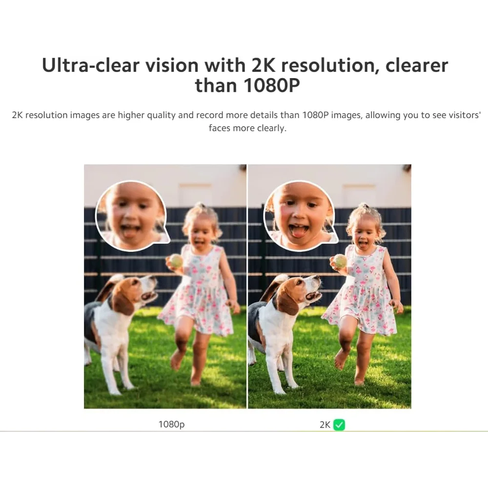 Xiaomi Smart Doorbell 3S - 2K 3MP Video, 180° View, AI Detection 8 Xiaomi Smart Doorbell 3S - 2K 3MP Video, 180° View, AI Detection - Image 8