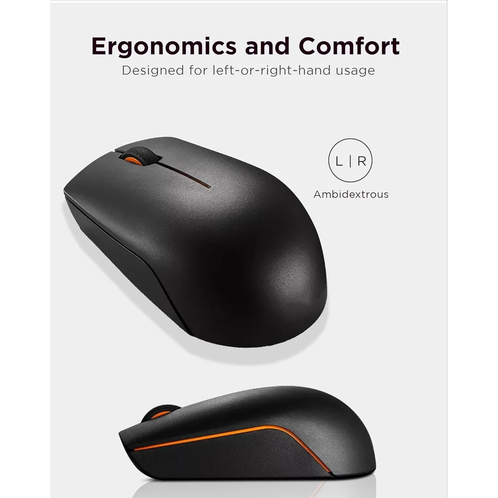 Lenovo 300 Wireless Compact Mouse 6 Lenovo 300 Wireless Compact Mouse - Image 6