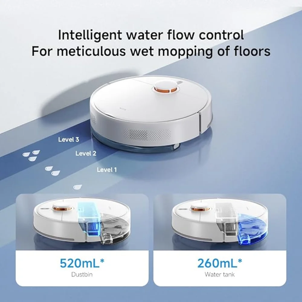 Xiaomi Robot Vacuum S40C 2-in-1 - 5000Pa Suction, LDS Navigation 8 Xiaomi Robot Vacuum S40C 2-in-1 - 5000Pa Suction, LDS Navigation - Image 8