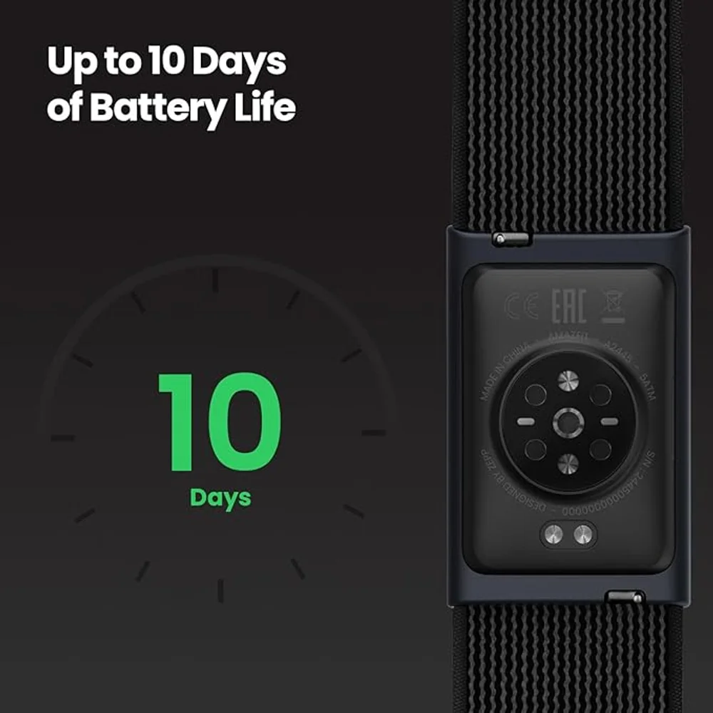 Amazfit Helio Strap Smart Band - 27 Sports Modes, 10-Day Battery 4 Amazfit Helio Strap Smart Band - 27 Sports Modes alternate view - Totot.ae
