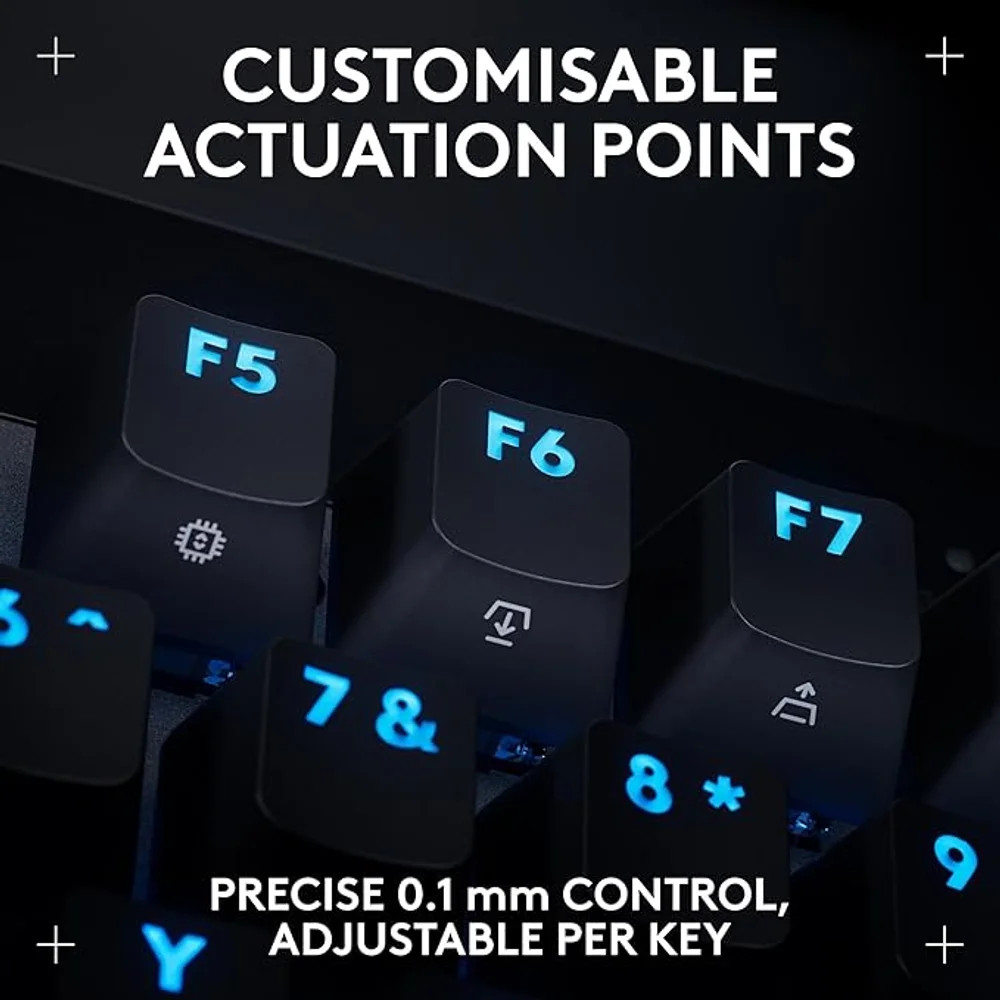 Logitech G PRO X TKL RAPID Wired Gaming Keyboard - Magnetic Switches 5 Logitech G PRO X TKL RAPID Wired Gaming Keyboard - Magnetic Switches - Image 5