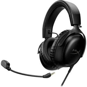 HyperX Cloud III Gaming Headset Black - 53mm Drivers, DTS Audio