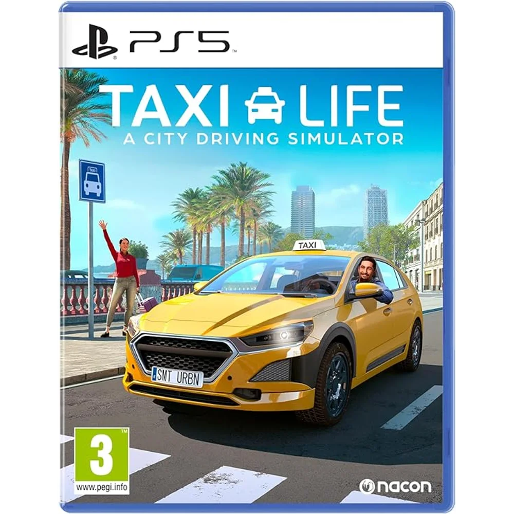 Taxi Life A City Driving Simulator PS5 - Barcelona, Realistic Cab 1 Taxi Life A City Driving Simulator PS5 - Barcelona, Realistic Cab