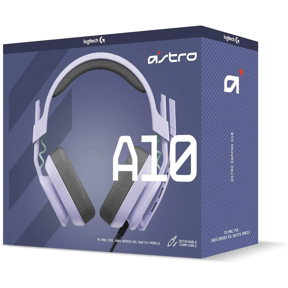ASTRO A10 Gaming Headset Gen 2 Wired Lilac - 32mm Drivers 5 ASTRO A10 Gaming Headset Gen 2 Wired Lilac - 32mm Drivers - Image 5
