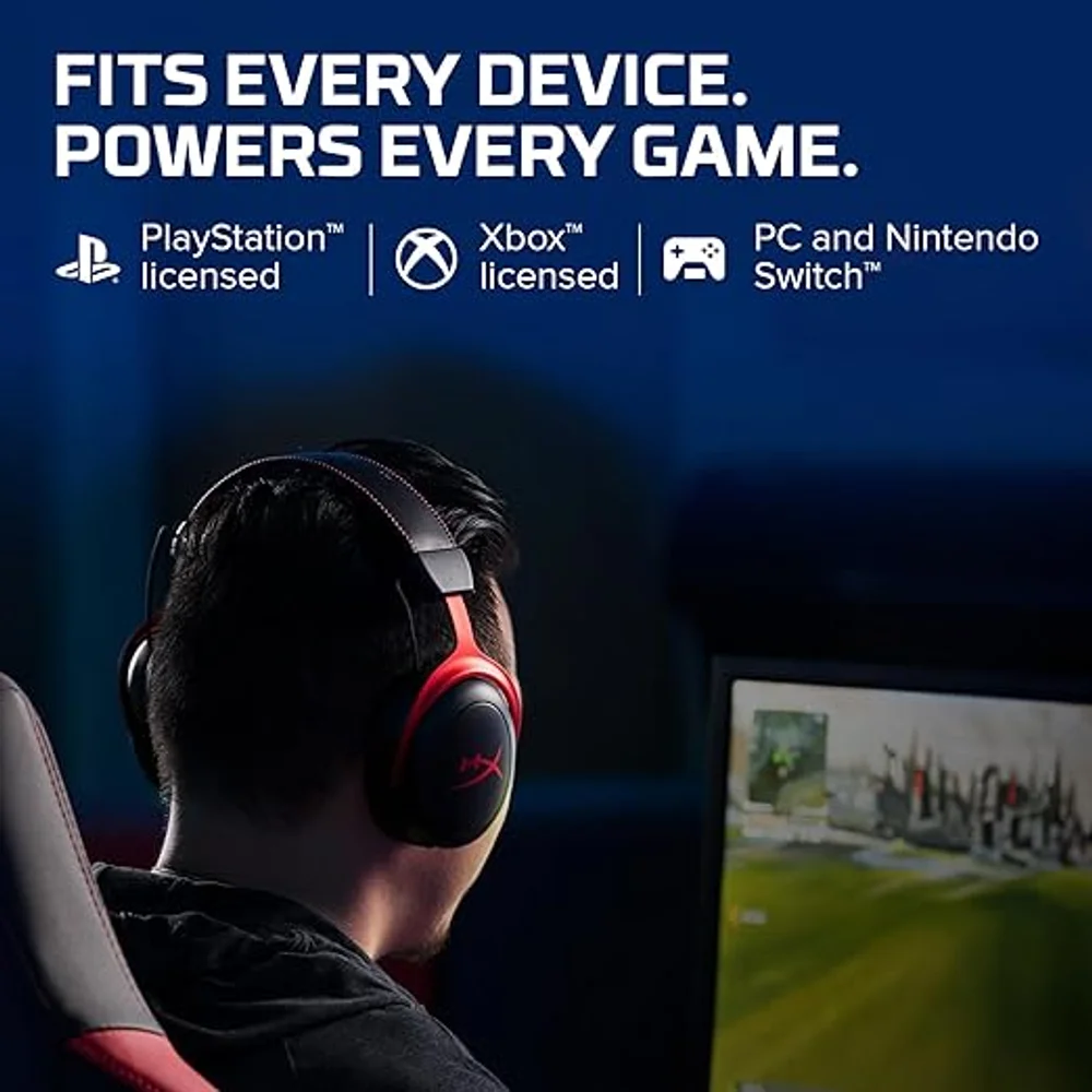 HyperX Cloud II Gaming Headset Red - 7.1 Surround, 53mm 4 HyperX Cloud II Gaming Headset Red - 7.1 Surround, 53mm - Image 4