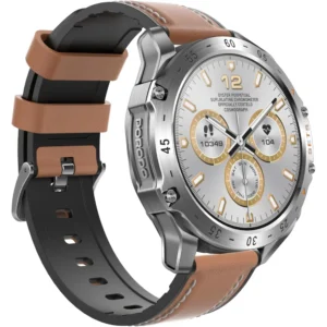 Porodo Hype Smartwatch With Earbuds Silver 2 in 1 Smart Watch TWS Earphones Fitness Tracker