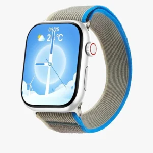 Porodo Magnifico 3 Smart Watch Silver Fitness Tracker Heart Rate Bluetooth Calling AMOLED Display