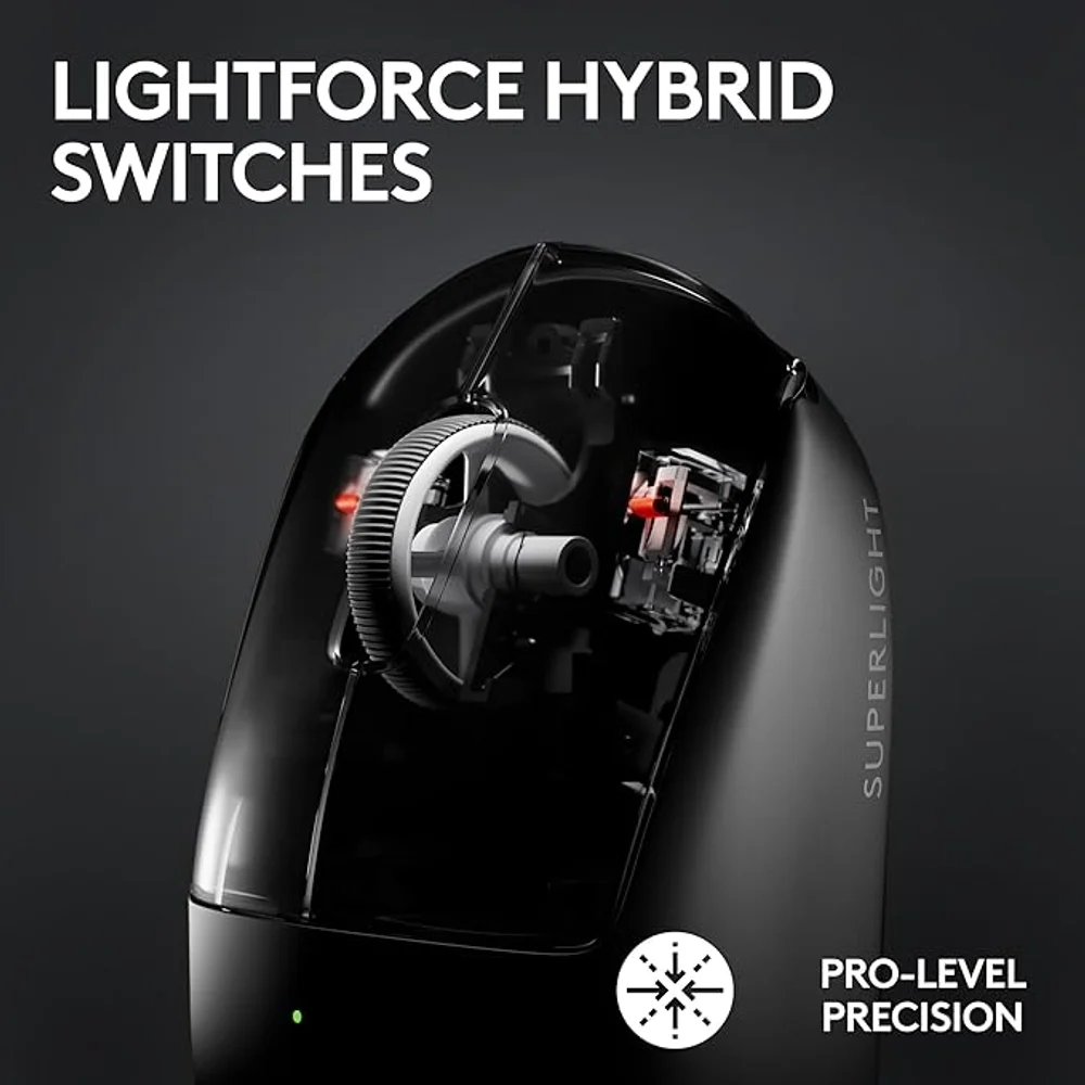 Logitech G PRO X SUPERLIGHT 2 Wireless Gaming Mouse Black 8 Logitech G PRO X SUPERLIGHT 2 Wireless Gaming Mouse Black - Image 8