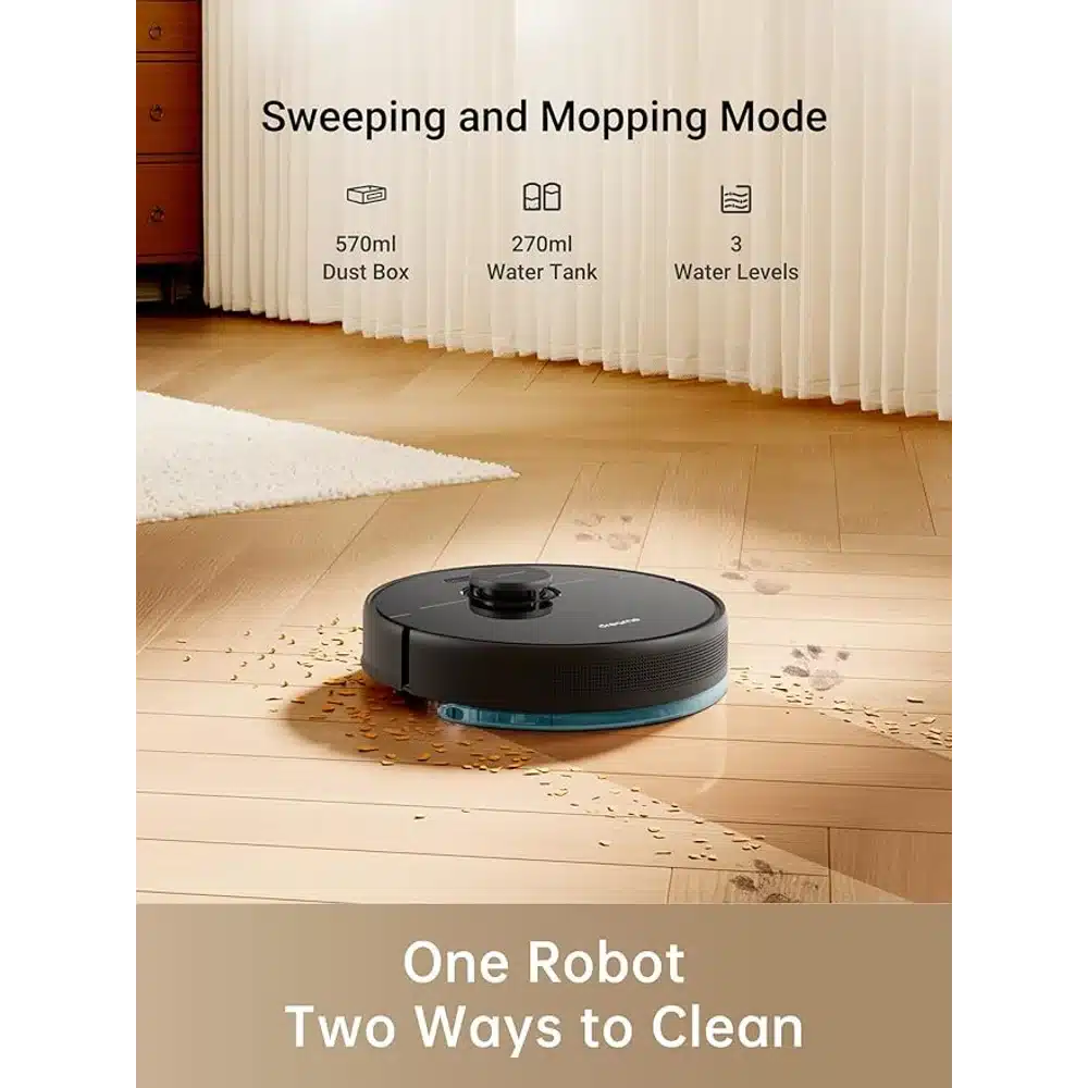 DREAME D9 MAX ROBOT VACUUM 4000Pa Suction LiDAR Navigation 5200mAh Battery Smart Mopping 4 DREAME D9 MAX ROBOT VACUUM 4000Pa Suction LiDAR Navigation 5200mAh Battery Smart Mopping - Image 4