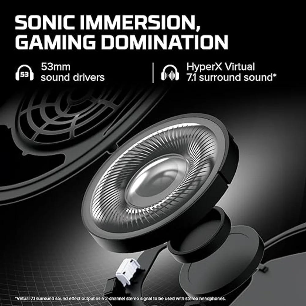 HyperX Cloud II Gaming Headset Red - 7.1 Surround, 53mm 2 HyperX Cloud II Gaming Headset Red - 7.1 Surround, 53mm - Image 2