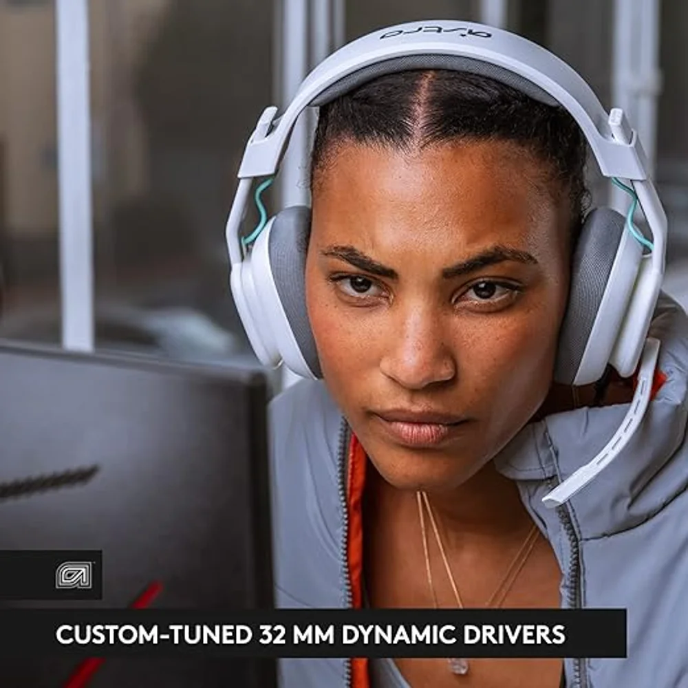 ASTRO A10 Gaming Headset Gen 2 Wired White - 32mm Drivers 4 ASTRO A10 Gaming Headset Gen 2 Wired White - 32mm Drivers - Image 4