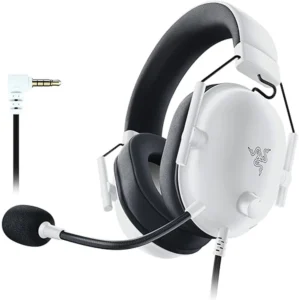 Razer BlackShark V2 X Gaming Headset White - 7.1 Surround, 50mm