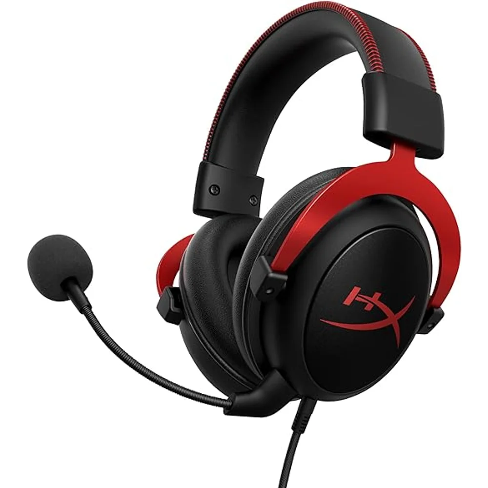 HyperX Cloud II Gaming Headset Red - 7.1 Surround, 53mm 1 HyperX Cloud II Gaming Headset Red - 7.1 Surround, 53mm