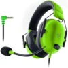 Razer BlackShark V2 X Gaming Headset Green - 7.1 Surround, 50mm