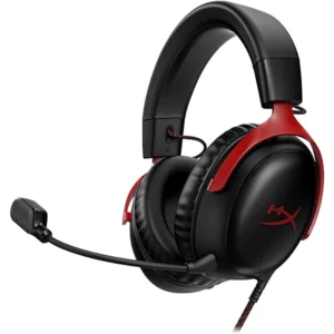 HyperX Cloud III Gaming Headset Black-Red - 53mm, DTS Audio