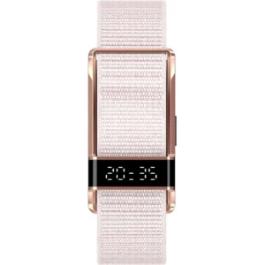 Porodo Trackfit Pro Smart Bracelet Fitness Tracker with Display APP Pink – Heart Rate, Sleep, Activity Monitor