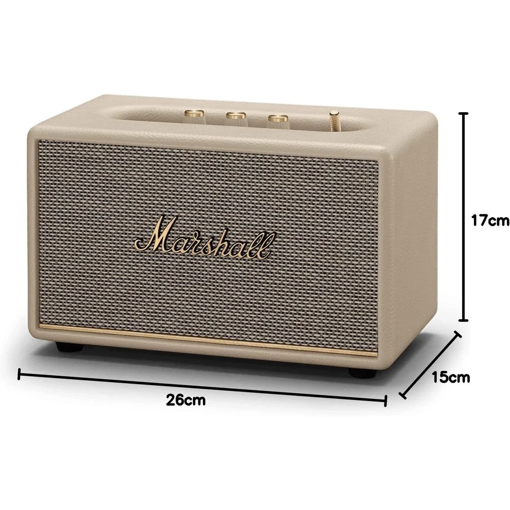 MARSHALL ACTON 3 CREAM Wireless Bluetooth Speaker Dynamic Loudness HDMI eARC Smart Home Audio 4 MARSHALL ACTON 3 CREAM Wireless Bluetooth Speaker Dynamic Loudness HDMI eARC Smart Home Audio - Image 4