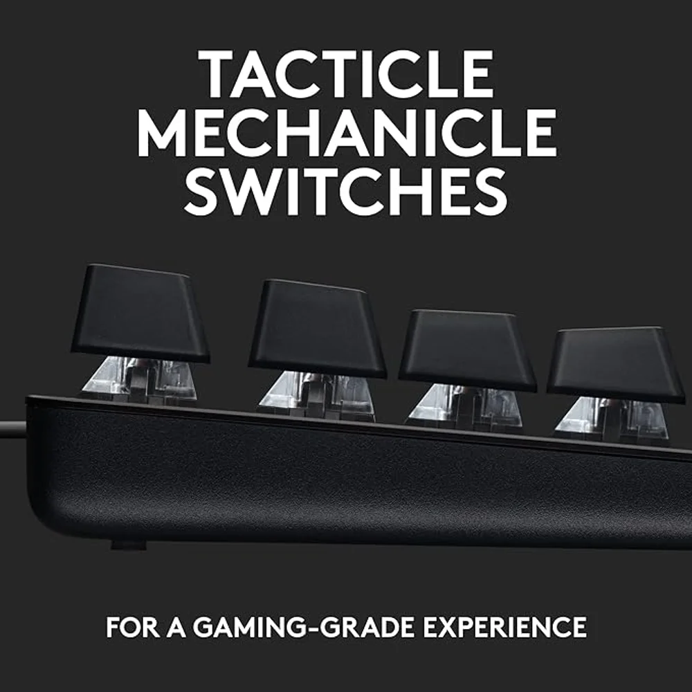 Logitech G413 SE Full-Size Mechanical Gaming Keyboard Black Aluminum 7 Logitech G413 SE Full-Size Mechanical Gaming Keyboard Black Aluminum - Image 7